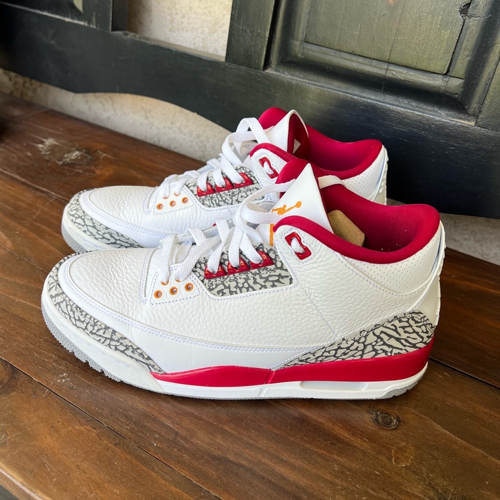Nike Air Jordan 3 Retro Cardinal Red sneakers